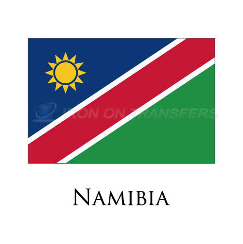 Namibia flag Iron-on Stickers (Heat Transfers)NO.1938